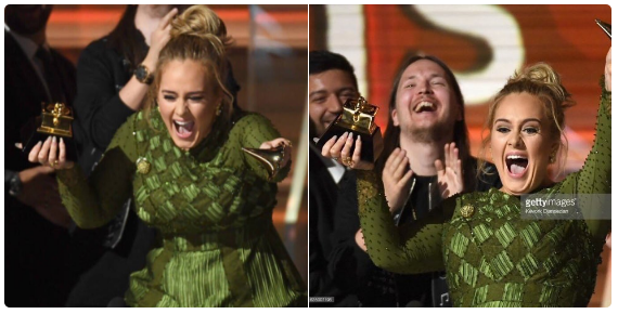 Adele tweet Grammy's