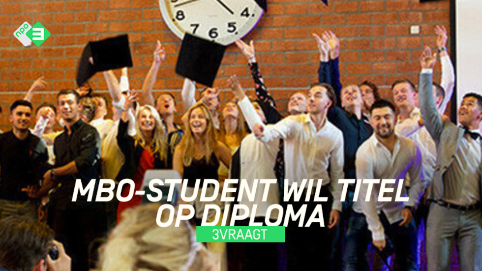 MBO-student wil titel op diploma