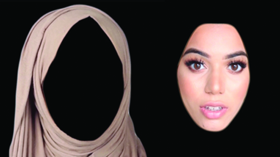 Strategy of Beautification -Hijab and Face cut out-2016