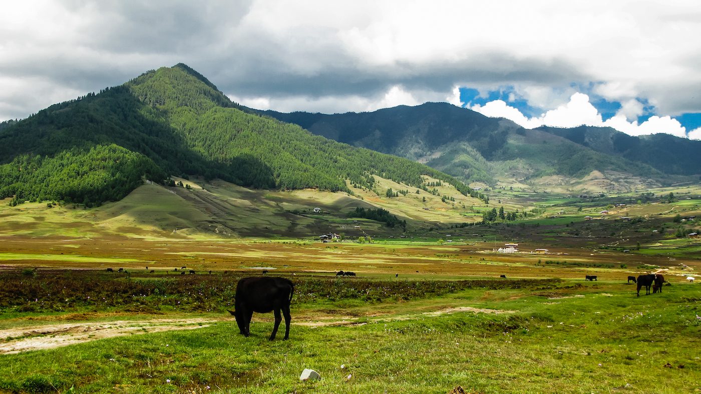 phobjikha vallei bhutan