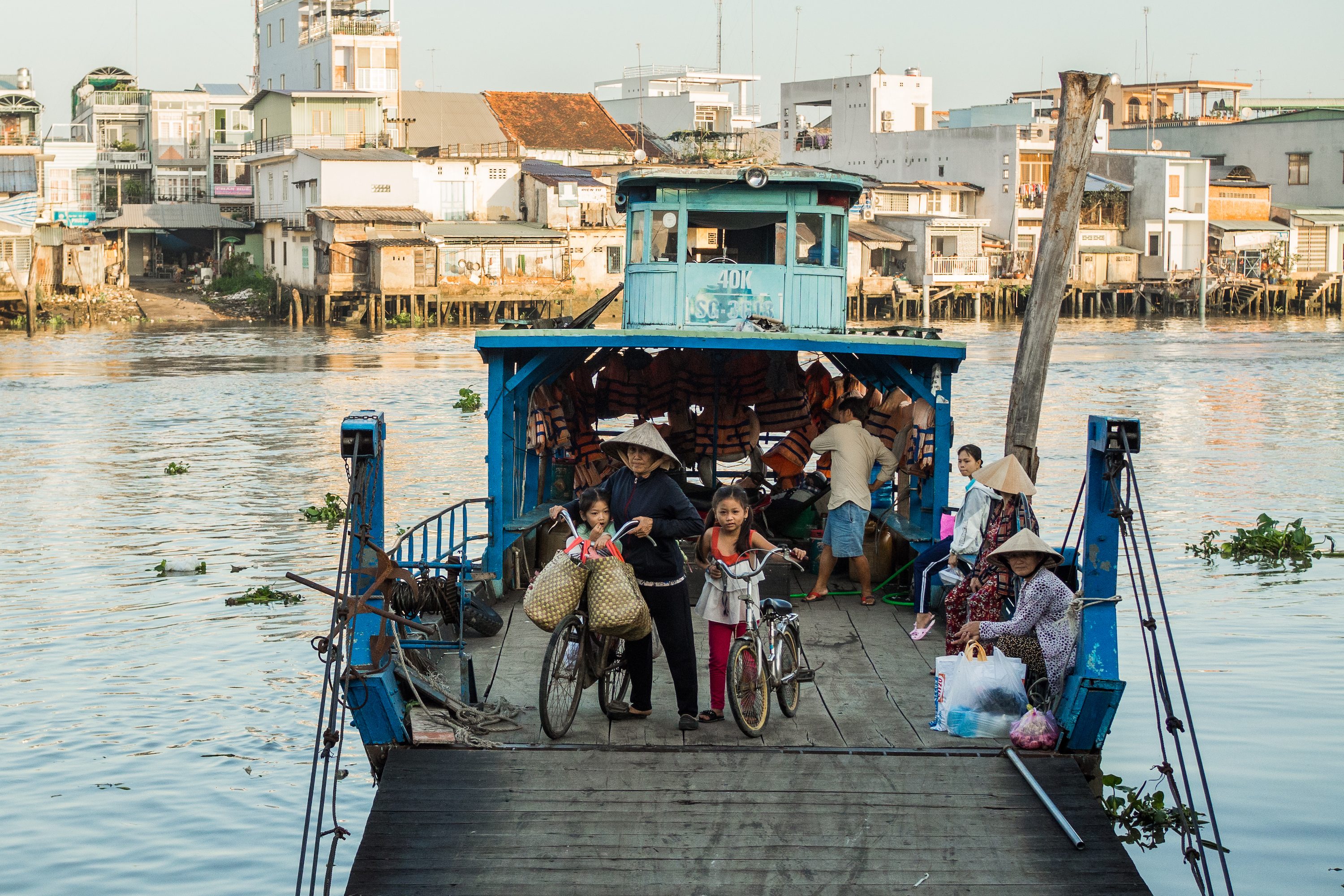 Vietnam fietsboot