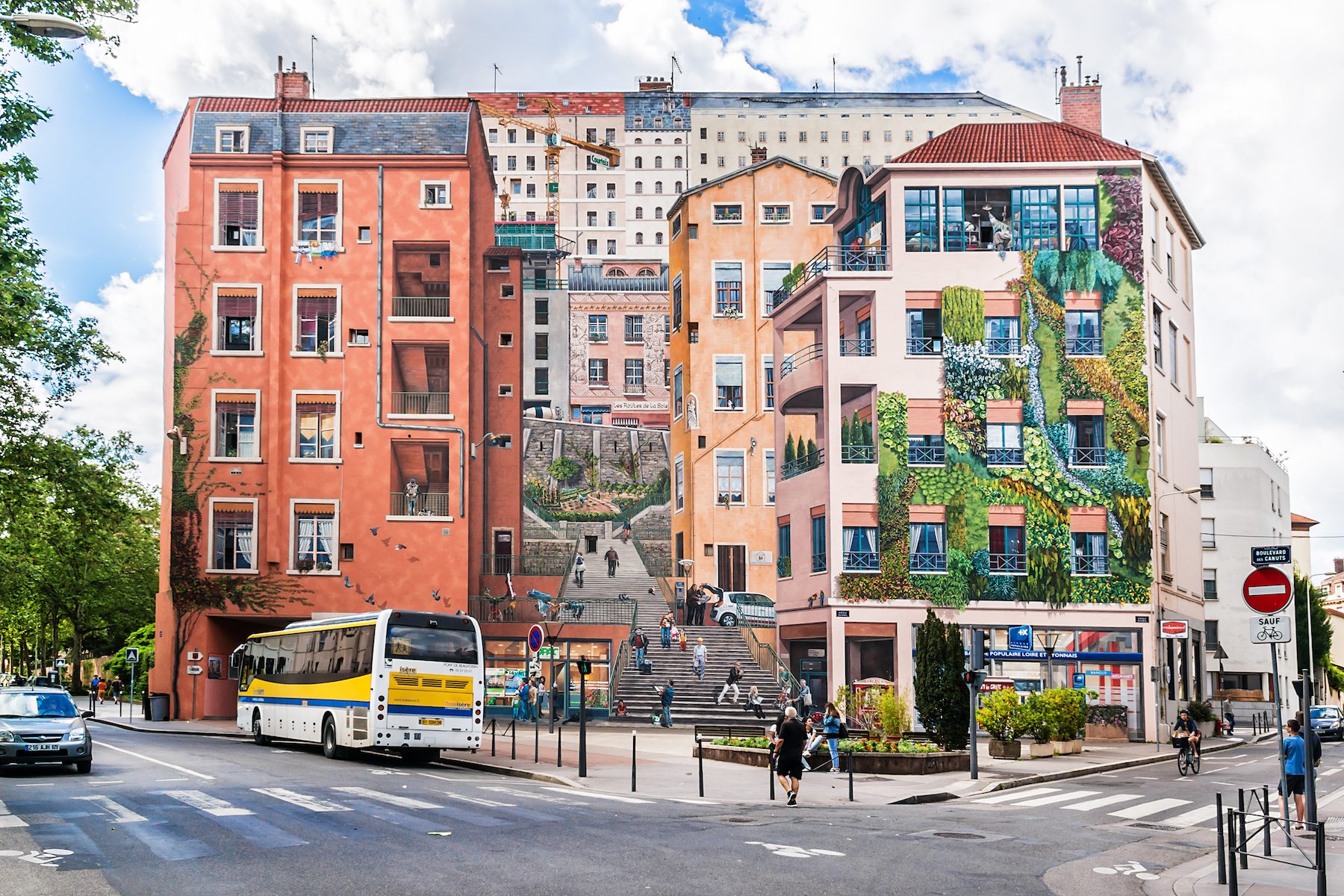 Muurschildering Lyon