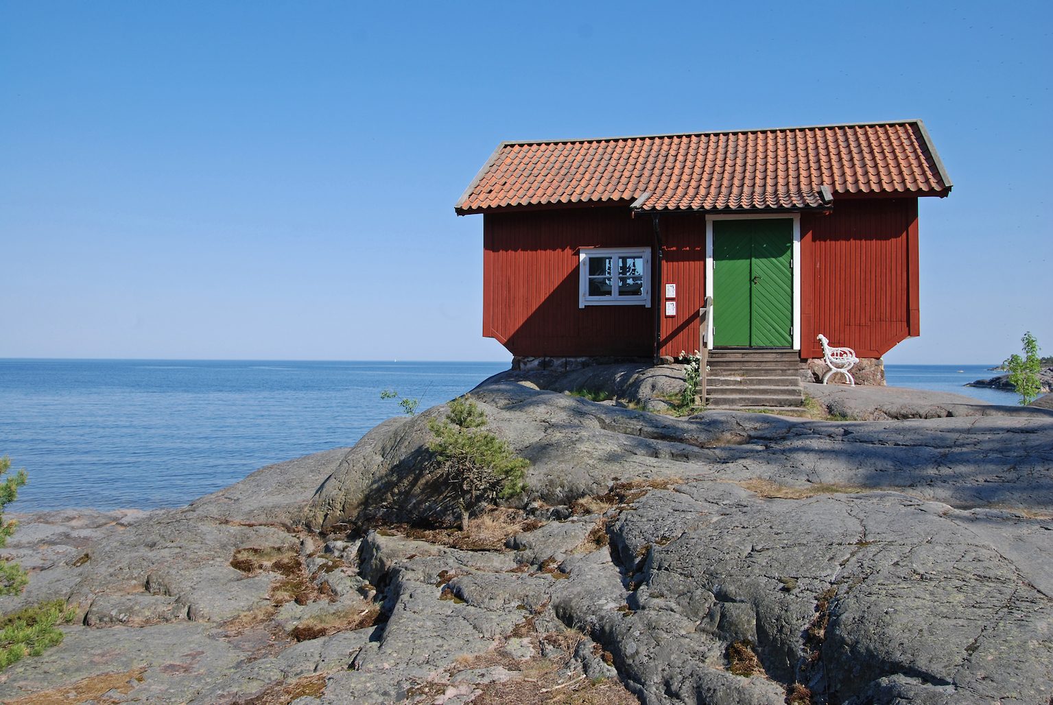 Red cabin sweden Door Conny Sjostrom