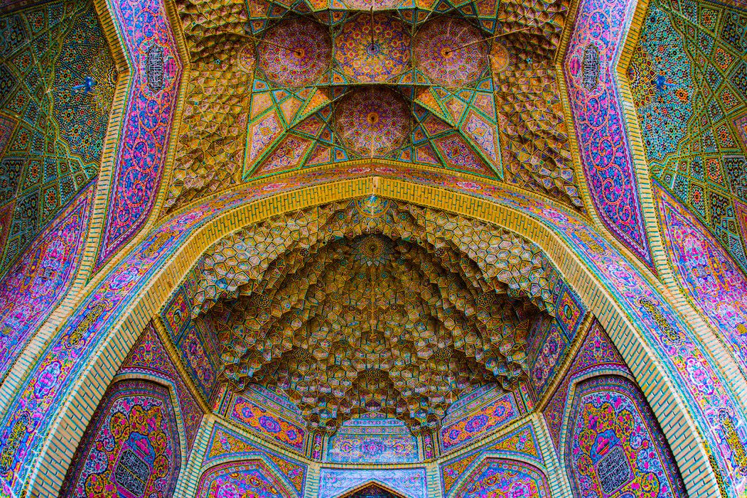 Iran Nasir Al Molk Moskee binnenkant