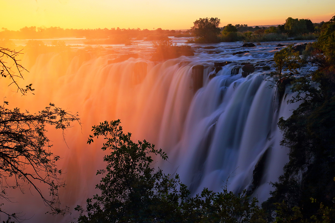 Victoriawatervallen Zimbabwe