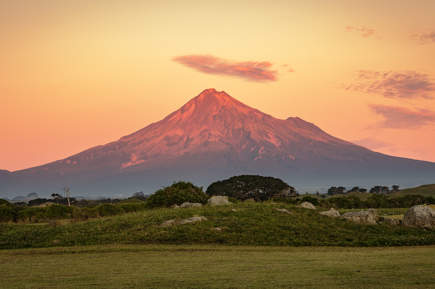 Mount Taranaki Nieuw-Zeeland